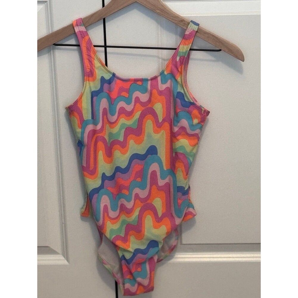 Cat & Jack Brand, Girl’s (XL, Sz 14) Swimsuit, Kids Multicolor Swimwear/Clothing - Picture 10 of 11